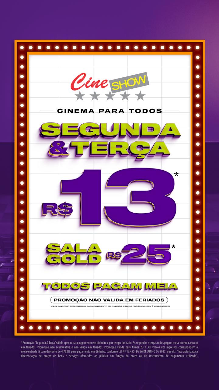 PROMOÇÃO CINEMA PARA TODOS